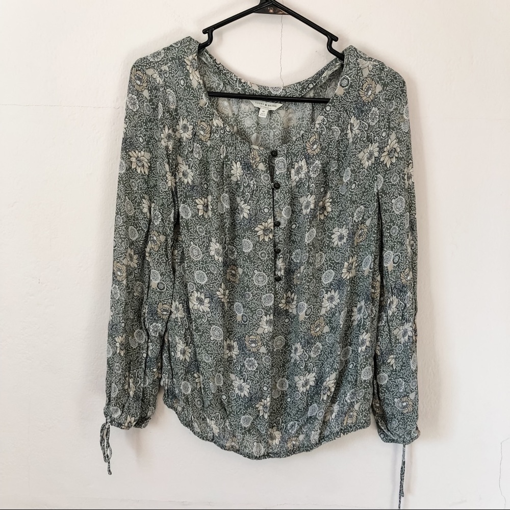 Lucky Brand Floral Blouse